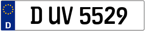 Truck License Plate
